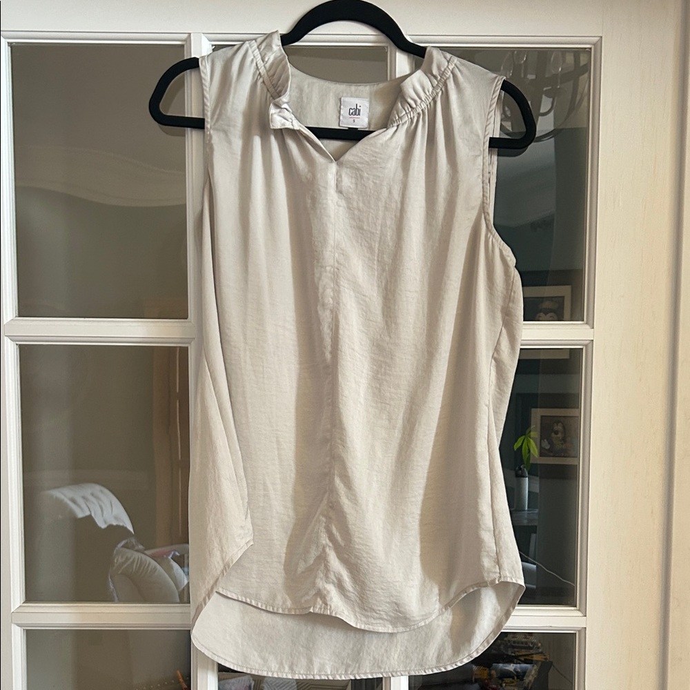 CAbi Women's Elegant Cream Blouse